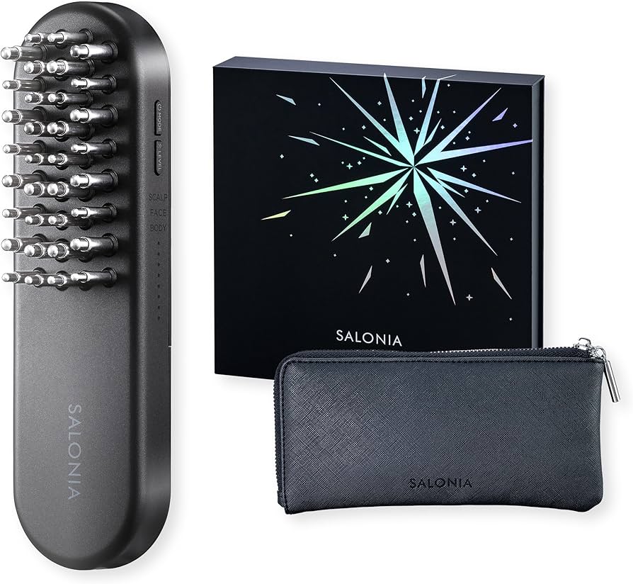 Amazon.co.jp: SALONIA サロニア EMS リフトブラシ 3Dケア ブラック